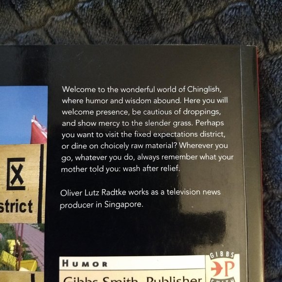 Chinglish photo book of fun english chinese translations NWT - Picture 4 of 4